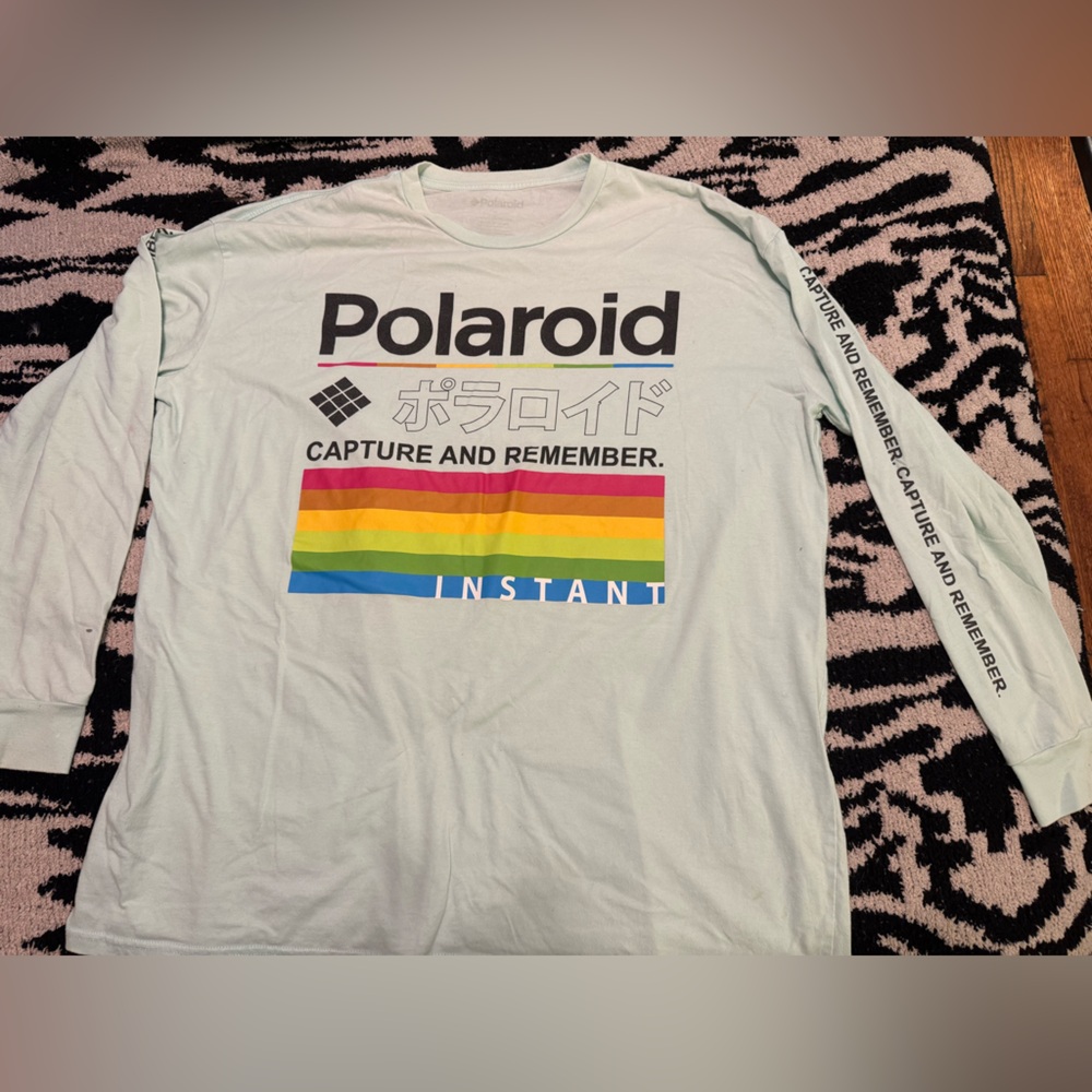 Polaroid. long sleeve XL